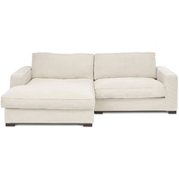 BOOOM Ecksofa Happy Cord Cream