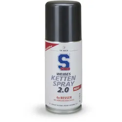 S100 Weißes Kettenspray 2.0 nachfüllbare Tourendose 100 ml