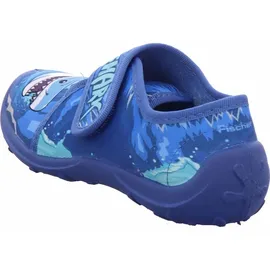 Fischer Markenschuh Hausschuhe Blau 32