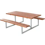 Plus Garten-Essgruppe Kombimöbel 177 x 160 x 73/45 cm Weiß