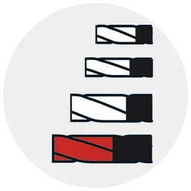 FORUM Schaftfräser Wn Vhm 30°, mm E.L.HB Z 3