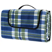 DETEX Picknickdecke Karo/Blau 2x2m