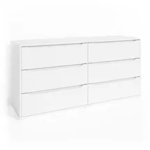 Vicco Kommode Ruben, Weiß 160 x 78 cm