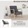 byLIVING Sessel NOHR Grob-Cord 65,5 x 78 x 84 cm Grau mit Zierkissen