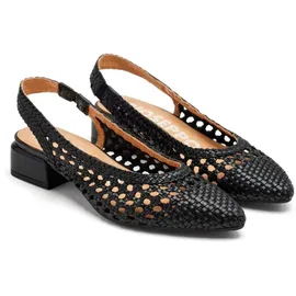 Gioseppo Fikove, geflochtene Ballerinas aus Leder, Schwarz, für Damen, Schwarz, 37 EU