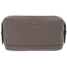 HUGO BOSS Classic Grained - Toilettentasche, Necessaire, Braun