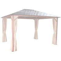 Konifera Pavillon-Ersatzdach, Dachplatten für »Holzoptik«, BxT: 300x365 cm, braun