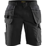 Blåkläder Service Shorts mit Nageltaschen "1494" - C44 - schwarz/dunkelgrau