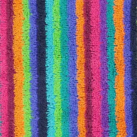 CAWÖ Life Style Streifen 7048 Waschhandschuh 16 x 22 cm multicolor