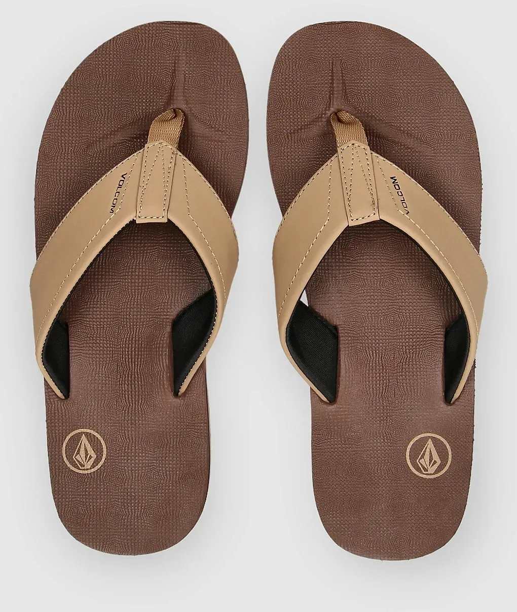 Volcom Victor Sandalen brown khaki Gr. 7.0