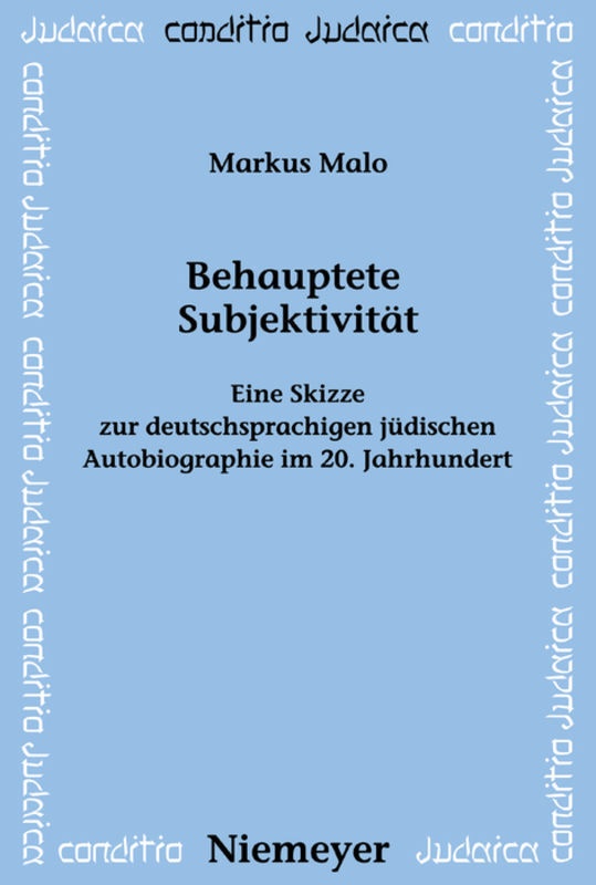 Behauptete Subjektivität - Markus Malo  Gebunden