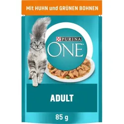 Purina ONE Adult 26x85g mit Huhn und grünen Bohnen