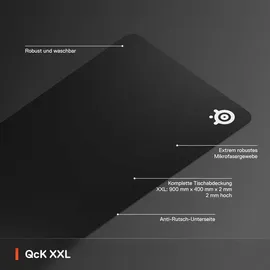 SteelSeries QcK XXL Schwarz