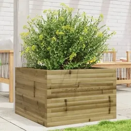 vidaXL Pflanzkübel Blumenkübel Pflanzcontainer Pflanzgefäße 70x70x45,5 Cm Kiefernholz I