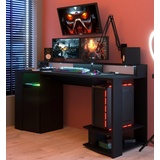 Parisot Gaming Gaming Desk inkl. LED Beleuchtung