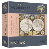 Trefl - Holzpuzzle 1000 - Antike Weltkarte