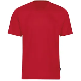 TRIGEMA T-Shirt "TRIGEMA T-Shirt aus 100% Baumwolle", Jungen, Gr. XS, braun (kirsch), Single Jersey, 100% Baumwolle, Basic, lang, Rundhals, Shirts T-Shirt