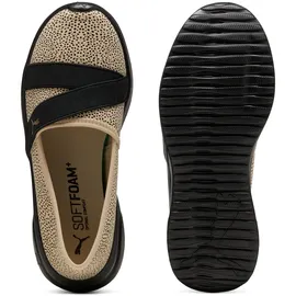 Puma Adelina 2 Topcat Damen Weite E Toasted Almond/Black 40,5