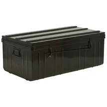 Proregal Metall Transportbox GELDO 37x90x50cm 166,5 Liter Feuerhemmender Stahl M1 Stapelbar Abschließbar Anthrazit