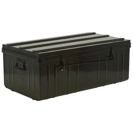 Proregal Metall Transportbox GELDO 37x90x50cm 166,5 Liter Feuerhemmender Stahl M1 Stapelbar Abschließbar Anthrazit