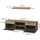 Vicco Wohnwand Berno, Goldkraft Eiche/Anthrazit, 2 Teile,