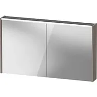 Duravit D-Code Spiegelschrank Verspiegelt DC7108043431000 1200x700x148, Basalt Matt, Steckdose