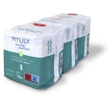 MYLILY® Damen Binden Bio Tag (3x14 Stück) I 100% Bio-Baumwolle | Binden ohne Duftstoffe | Binden Atmungsaktiv | Binden Menstruation | Binden Damen starke Blutung | Binden mit Flügel I Organic Binden