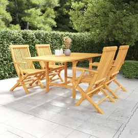 Teak Massiv Gartenmöbel Set 5-TLG. Sitzgruppe