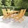 Teak Massiv Gartenmöbel Set 5-TLG. Sitzgruppe