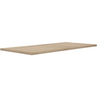 Forte Tischsystem: Tischplatte aus Holzwerkstoff in Sonoma Eiche, 180 x 3,8 x 90 cm