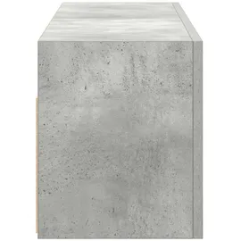 vidaXL Betongrau 80x25x30 cm Holzwerkstoff