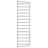 String Wandleiter Regalsystem 75 x 20 cm Dunkelgrau