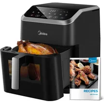 Midea Heißluftfritteuse 7L schwarz
