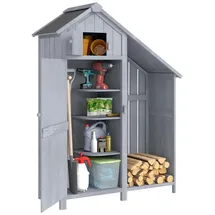 Outsunny Geräteschrank 5,15 x 1,29 m Grau