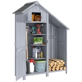 Outsunny Geräteschrank 5,15 x 1,29 m Grau