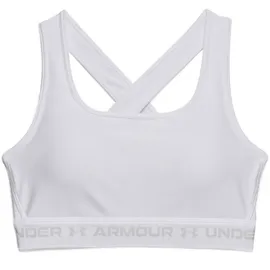 Under Armour Armour Mid Crossback Sport-BH Damen 100 white/white/halo gray M