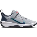 NIKE Kinder Freizeitschuhe OMNI MULTI-COURT (PS), Größe 31 1⁄2 in Silber WOLF GREY/THUNDER BLUE-BRIGHT CRIMS