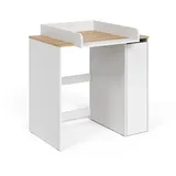 Vicco Waschmaschinenschrank Viktor 93,6 x 88,2 cm Weiß/Eiche Artisan