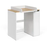 Vicco Waschmaschinenschrank Viktor 93,6 x 88,2 cm Weiß/Eiche Artisan