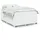 vidaXL Boxspringbett 140 x 200 cm Weiß