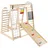 Costway Kletterdreieck 8in1 Natur