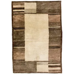 Morgenland Wollteppich - 196 x 139 cm - beige - rechteckig