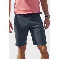 John Devin Chinoshorts »regular-fit«, 5-Pocket Chino-Shorts aus elastischer Baumwoll-Qualität, blau