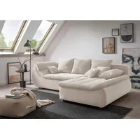 INOSIGN Ecksofa »Imola bequem, aktuelle Steppung im Sitz, L-Form,