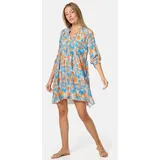 pm selected Tunikakleid Strandkleid Blau Einheitsgröße