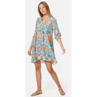 pm selected Tunikakleid Strandkleid Blau Einheitsgröße