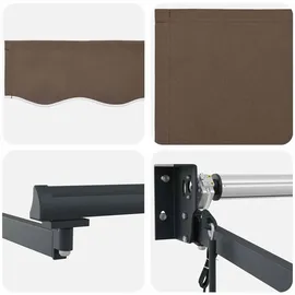 vidaXL Markise 5 x 3 m taupe