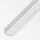 Alfer Winkelprofil 23,5 x 23,5 x 100 cm grau Stahl