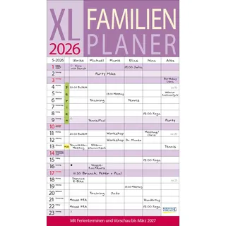 Korsch Verlag XL Familienplaner 2026