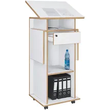 VCM my office Stehpult Rednerpult Stehtisch Rollen Salia